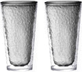 KLIFA- NICE- 20 oz, Acrylic Insulated Tumbler Set, Double-wall Drinking Glasses, BPA-Free, Shatter-Proof Plastic Drinkware, Dishwasher Safe Cups, Set of 2, Ocean Blue