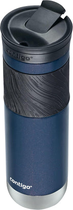 Contigo Byron Travel Mug, Insulated Stainless Steel, 24oz | Leak-Proof Lid | BPA-Free | ThermoLock Insulation | Pack of 4