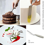 CREATIVECHEF 5 PCS Plating Tools Culinary Set Contains kitchen tweezers spatula Sauce plating spoon（Black）
