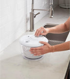 Cuisinart Large Salad Spinner- Wash, Spin & Dry Salad Greens, Fruits & Vegetables, 5qt, CTG-00-SASW White