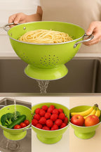 Calypso Basics by Reston Lloyd Powder Coated Enameled Colander, 5-Quart, Azure
