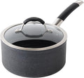 T-Fal Stone Force Platinum Non Stick Saucepan w/Lid 3 Quart, Oven Broiler Safe 400°F, Multipurpose Sauce Pan, Handy Small Pot, Cookware, Kitchen, Pots and Pans, Dishwasher Safe, Black