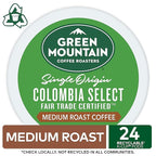 Green Mountain Coffee Roasters Colombia Select, Single-Serve Keurig K-Cup Pods, Medium Roast Coffee, 24 Count