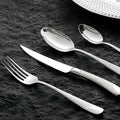 Flatware Set for 8 Persons, 32 Piece Stainless Steel Steak Knife Silverware Set Including Forks and Spoons for Home, Restaurant, Wedding, Party
