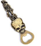 Beer Bottle Opener Female Pirate with Skull，Cool Bottle Opener for Bar Tool, Soda and Beer Cap Remover, Cool & Fun Gadget