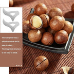 Homoyoyo 10pcs Stainless Steel Nut Crackers and Sheller Tool Set, Compact Pecan Sheller Machine and Nut Opener for Macadamia, Walnut, Hazelnut, Kitchen Specialty Gadget for Home Use