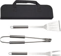 Grilling Accessories Tool Kit 4-Piece, Stainless Steel Barbeque Grilling Tools Set for Men with Carry Bag for Outdoor Grilling BBQ Tools Kit