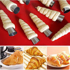 Joyeee 20Pcs Large Conical Cream Horn Molds, Stainless Steel, 5-inch
