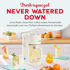 Dash Summer Sippers™ Lemonade Maker & Electric Citrus Juicer - Dissolves Sugar, Juices Over Ice - Lemon Squeezer Machine - Make Fresh Orange & Lemon Juice - Two 32oz Pitchers & Infuser Cylinders