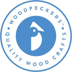 Wooden Mini Rolling Pin, 5 Inches Long, Pack of 6, Great for in The Kitchen and Crafting, Party Favors by Woodpeckers
