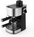 Espresso Maker with Steamer with Drip tray, Built-In Milk Frother and Reservoir with Adjustable Control Knob, 5 Bar Coffee Maker and Cappuccino Machine
