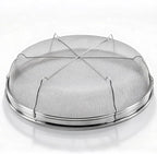 Fine Mesh Strainer for Kitchen, Stainless Steel Colander Bowl for Pasta, Rice, Fruit, Metal Net Baskets with Resting Base - Strain, Drain, Rinse (Diameter 8.67 inch)