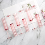 100 PCS Pink Champagne Flutes Plastic 5.4 OZ Clear Acrylic Champagne Flutes Sparkling Wine Glasses Wedding Table Decorations Reusable For Valentines Toasting Engagement Party Supplies