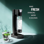APEC WATER Sparkle Home Soda Maker - Quickly Carbonates Water to Make Any Drink Fizz Into Bubbly Soda/Water, Premium 0.8L PET Bottle (CO2 Cylinder NOT Included)