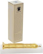 Original Greek Pepper Mill, European Style Salt and Pepper Grinder, 9-Inch (Brass)