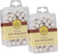 Mrs. Anderson's Baking Ceramic Pie Crust Weights, 270 Count, Natural Stoneware, For Blind Baking Pie Crusts And Tart Shells With Even Baking Results