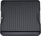 GGC Reversible Cast Iron Grill Griddle for All Camp Chef 14" and 16" Stoves, Double Side Griddle for Camp Chef Explorer 2-Burner, 3-Burner, Single Burner Stove, Cooking Surface 14" x 16"
