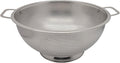 Fox Run Large Stainless Steel Colander, 5 Quart Pasta Strainer With Handles, 11” x 13.5” x 5”