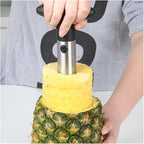 yongduogongsi Pineapple Slicer Peeler Cutter Stainless Steel Kitchen Fruit Tools Cooking Tools Kitchen Accessories Kitchen Gadgets(Black)