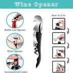 Bloss Anti-skid Jar Opener Can Opener Kitchen Grippers, 4 in 1 Multi Function Bottle Opener Lid Opener for Seniors with Arthritis, Caps and Bottles Kitchen Gadgets For Small Hands or Seniors, Blue