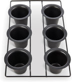 Mrs. Anderson's Baking 6-Cup Popover Pan, Carbon Steel with Non-Stick Coating, PFOA Free, 15.75 x 9 x 2.25-Inches
