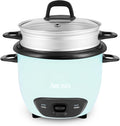 AROMA® 6-Cup (Cooked) / 1.5Qt. Rice & Grain Cooker (ARC-743-1NGBL), Light Blue