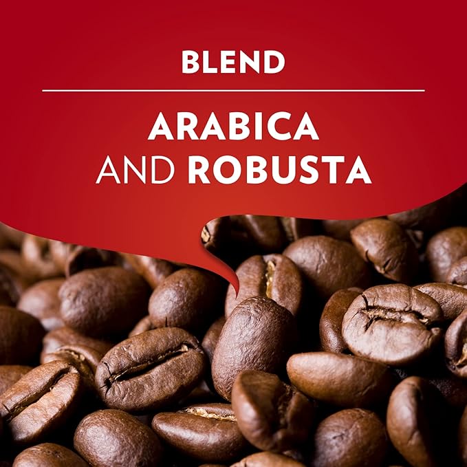 Lavazza Qualità Rossa Ground Coffee, Medium Roast, Arabica and Robusta Blend, 8.8 oz Brick