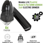 Mamba Lite Electric Herb Grinder, USB Rechargeable Herb & Spice Grinder for Dried Herbs, One-Hand Automatic Kitchen Herb Mill, Portable Spice Grinder with Cleaning Tools, 0.75 g Capacity, Black