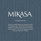 Mikasa Regent Bead 65-Piece Silverware Set, 18/10 Stainless Steel Flatware Service for 12, Includes 5 Serving Tools, Dishwasher Safe Polished Cutlery