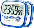 AyayaBoss 2-Pack Magnetic Kitchen Timers for Cooking, Digital Stop Watch Countdown Timer for Kids, Teachers, Classroom, Office, Exercise - Battery Included
