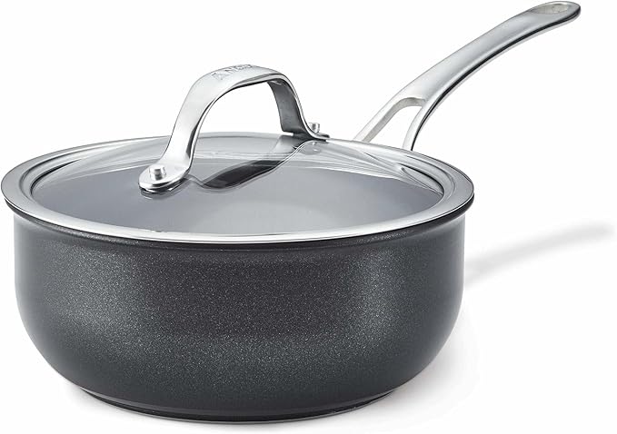 Anolon X - SearTech Nonstick Saucier, Induction Cooktop Compatible (2.4L/2.5qt)