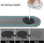 Sponge Holder for Kitchen Sink with High Brush Holder, [Stay-Dry Anywhere & No Drainage Needed] Rustproof Stainless Steel Kitchen Sink Caddy Organizer with Water Absorbing Stone Tray, Gold