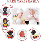 Mini Pancake Maker - Non-Stick Countertop Cake Pop Maker for Breakfast, Lunch & Snacks - Quick, Easy & Versatile Mini Cakes