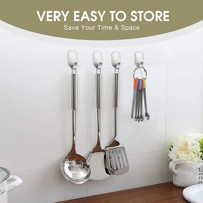 Mini Measuring Spoons Set, Tiny Stainless Steel Measure Teaspoons with Silicone Handle, Suitable for Small Amount of Dry or Liquid Ingredients and Spices (1/64, 1/32, 1/16, 1/8, 1/4 tsp)