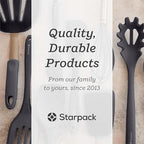 Starpack 'Stir & Serve' Silicone Cooking Utensils Set (5 Pcs) - 10.5" - Kitchen Utensil Set Heat Resistant to 600°F - Kitchen Utensils for Nonstick Cookware - Silicone Utensil Set for Mixing & Cooking