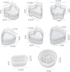 3 Pack Rice Ball Mold, Sushi Mold Diy Sushi Cooking Tools For Japanese Boxed Meal Children Bento,Kitchen Tools Sushi Plates Rice Ball Mold Non Stick Sushi Rice Making Kit (Transparent, Heart)