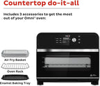 Instant Pot Omni 19QT/18L Toaster Oven Air Fryer, 7-in-1 Functions, Fits 12" Pizza, Crisps, Broils, Bakes, Roasts, Toasts, Warms, Convection, 100+ In-App Recipes, from the Makers of Instant Pot, Black