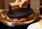 16cm Smashed Burger grill Press ，6.3inch Cast Iron Grill Press