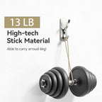 pickpiff Brushed Nickel Self Adhesive Coat Hooks for Hanging: 13LB Extra Strong Stainless Wall Hook for Towel, Utensil, Backpack, Hat, Sturdy Metal Hanger for Bathroom, Kitchen, Door, 6-Pack