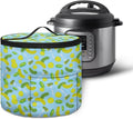 Electric Pressure Cooker Insulation Bag Hand Washable Pressure Cooker Storage Bag Protective Hood with Pocket, Fork Pickled Cucumber