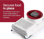 Zyliss Slicer - Food Cutter with Dishwasher Safe Blade & Pieces - Kitchen Tool for Easy & Effortless Slicing - Multipurpose Tool for Vegetables & More - 4-in-1 Slicer & Grater