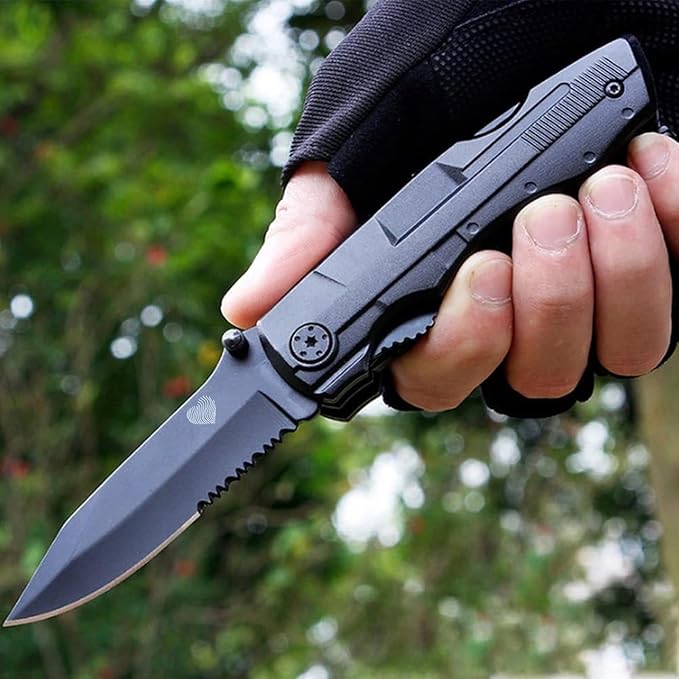 14 in 1 Multitool Pocket Knife for Men, Christmas Stocking Stuffers Gifts for Dad, Husband, Tactical Multi Tool screwdriver set with Nylon Sheath for Survival, Camping