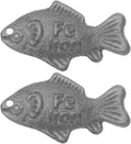VOSAREA 2pcs Iron Fish Cooking Tool: Fish for Iron Deficiency Reusable - Safe Supplement for Pregnant Women Vegans and Athletes Food Soup & Drinks