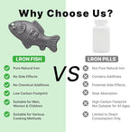 2Pcs Iron Fish Cooking Tool - Lucky Fish, Natural Iron Supplement for Vegans, Safe Effective Cooking Tool to Support Levels & Reduce Iron Deficiency, Great Gift