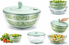 Salad Spinner 7‑Piece Multifunction Set – Lettuce Spinner, Vegetable Washer, Salad Chopper, Slicer, Shredder & Grater – Salad Bowl with Lid & All‑in‑One Kitchen Gadget for Easy Prep