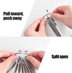 Doosu Measuring Spoons Set of 5-18/8 Stainless Steel Heavy Duty Teaspoons Tablespoons with Engraved Metric & US Measurements, Metal Measure Spoon for Dry and Liquid Ingredients, Dishwasher Safe