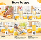 Cordless Portable Personal Size Blender - Mini Blender Make Smoothies and Shakes, 380Ml BPA Free Travel Cup, Powerful Blending Suit in Office/Home/Gym