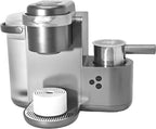 Elevate Anti-Splash Cup Riser Accessory for most Keurig K-cup, Cuisinart Single Serve, and other Coffee Makers, Adjustable for Cup Size and Drip Tray Type (White with Black Base)