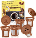 VIVI SKY Reusable Coffee Filter for Ninja Coffee Maker, 4 Cone Filter #4 for Dual Brew, Coffee Accessories (5* K Cups)