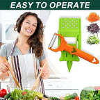 Pelador Multifuncional 2-En-1, Multi Cutter and Julienne Set with Grating Plate, Multifunctional Kitchenware Set, For Fruits and Vegetables (3pcs)